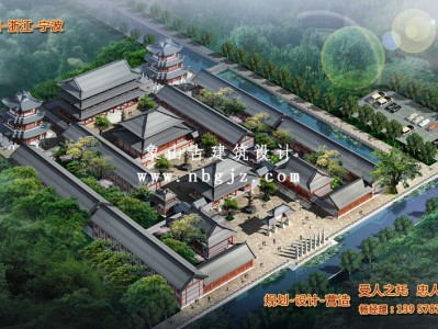 万寿寺总体建筑规划设计