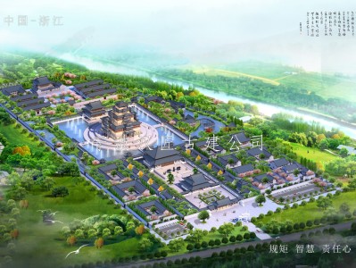 成都古建筑工程施工方案总体规划图